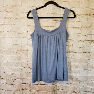 Michael-Stars-Blue-Billowy-Tank-Top-Blouse-One-Size-Fits-Most