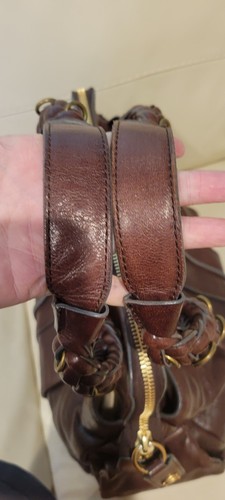Chloe Heloise Large Brown Leather Hobo Shoulder Handbag & Paddington Wallet - Picture 15 of 24