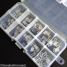 100 pcs plastic compression sleeves pins for rimless glasses optica tools