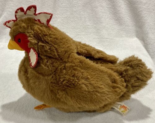 Folkmanis roter Kamm braune Henne - Hühnerhahn Handpuppe - seltene HTF Vintage - Bild 2 von 6