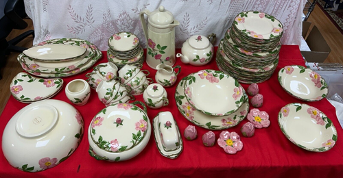 NEW-SET.of 73 PCS. Vintage Franciscan"" Desert Rose"" Dinning set.USA/England. - Picture 4 of 20