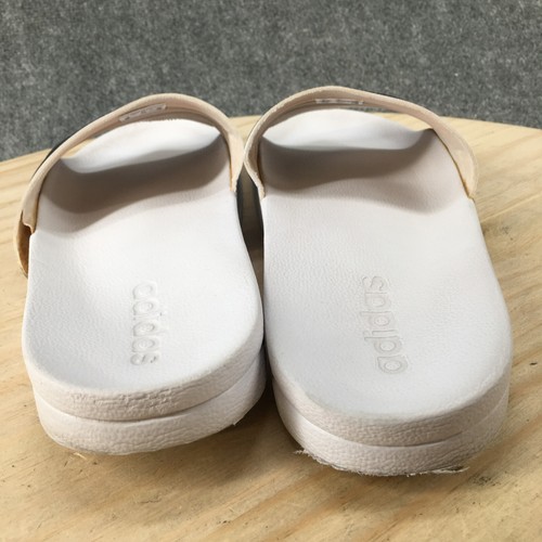 Adidas Shoes Mens 12 Adilette Shower Slip On Slides White Open Toe Flats AQ1702 - Picture 7 of 18