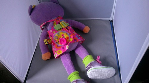 Alex Little Hands Teach Me To Dress Cat Stuffed Animal Plush Zip Buckle Button - Picture 3 of 4