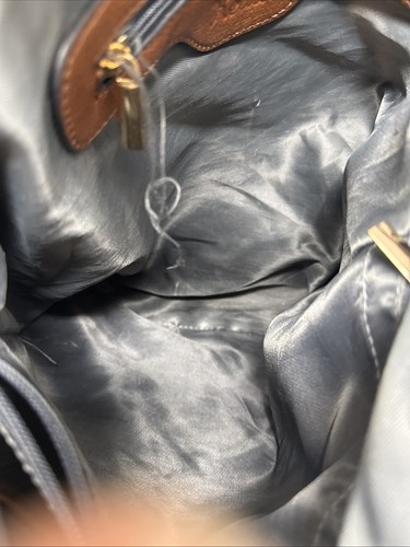Borsa a tracolla grande marrone Realer tracolla - Foto 10 di 15