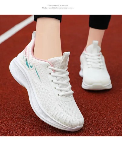 Damen Sneaker Tennisschuhe Luftpolster Laufen Walking Schuhe Fußgewölbestütze Fitnessstudio - Bild 15 von 26