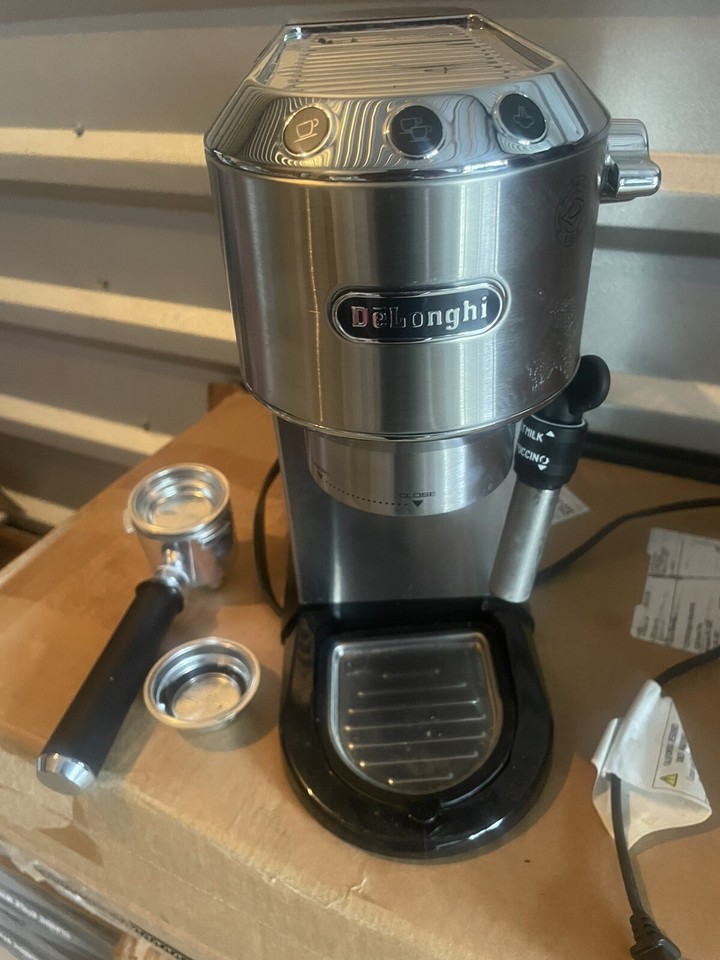 DeLonghi America EC685M Dedica Deluxe Espresso Maker, Silver