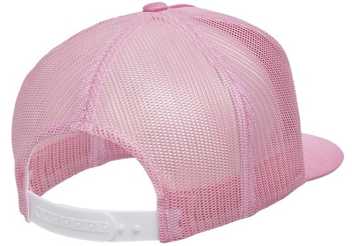 Cappello snapback YP Classics Flat Bill Trucker Cap Yupoong Meshback 6006 5 pannelli - Foto 23 di 80
