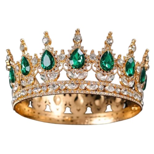Pageant Crowns Cake Decorations Hair Jewelry Queen Princess Tiara Sparkling - Picture 17 of 20