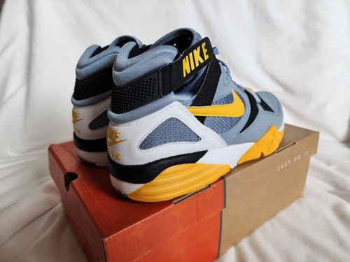 DS Nike Air Trainer Max 91 Retro (2004) grigio pietra giallo - taglia 12 - Bo Jackson - Foto 11 di 14