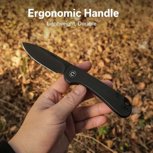 CIVC18062AJ1 CIVIVI Elementum Slipjoint Black 14C28N Drop Point Blade G10 Handle - Bild 4 von 20