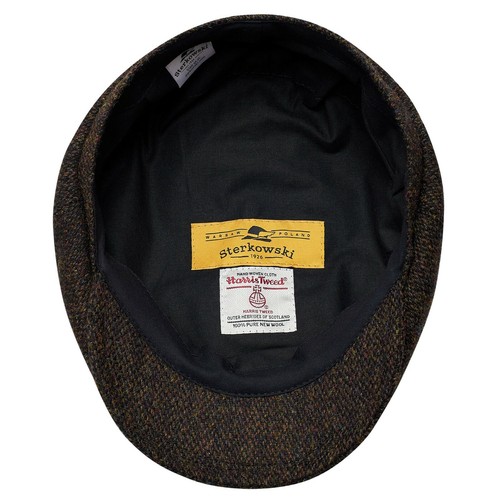 SHELBY HarrisTweed Newsboy Cap Wool Vintage Gatsby Baker Boy Handmade Sterkowski - Picture 29 of 77