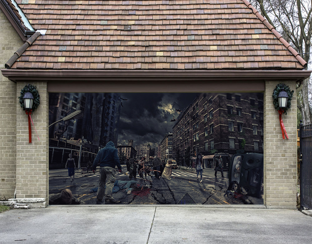 3D City Zombies 24 Garage Door Murals Wall Print Decal Wall Deco AJ WALLPAPER US 3D City Zombies Zombies Zombies 24 Garage Door Murals Wall Print Decal Wall Deco AJ WALLPAPER US 729fb4