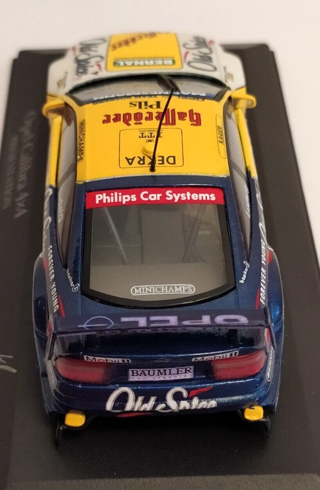 MINICHAMPS 1:43 AUTO OPEL CALIBRA 4x4 DTM PRESENTATION '95 K.LUDWIG 430954191 - Immagine 4 di 4