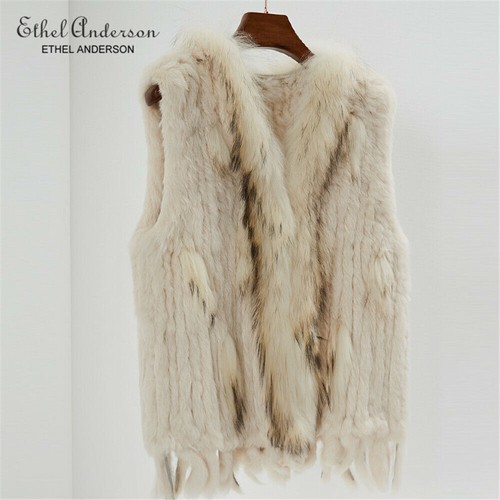 Übergangsweste mit Fellapplikation 3-in-1 Design: Weste/Gilet/Schal Atmungsaktiv - Bild 15 von 23