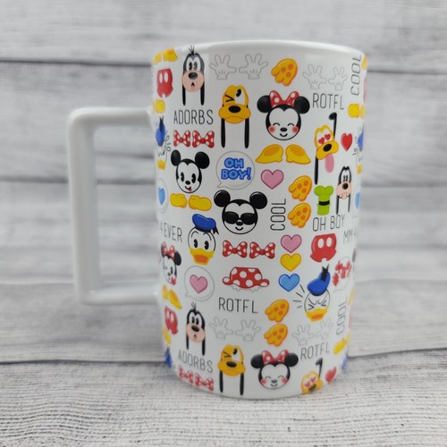 Taza de café emoji de Disney Mickey Mouse iconos emoticonos Minnie Donald Goofy - Imagen 3 de 6