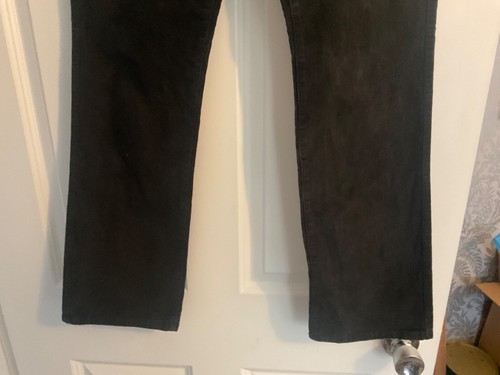 JOULES LADIES BLACK MICRO CORD TROUSERS SIZE 8 REG WORN ONCE - Picture 3 of 5