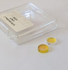 (2)  Spectra  Physics:  High Power Coated Laser Optic Cavity Lens 570LP 10mm