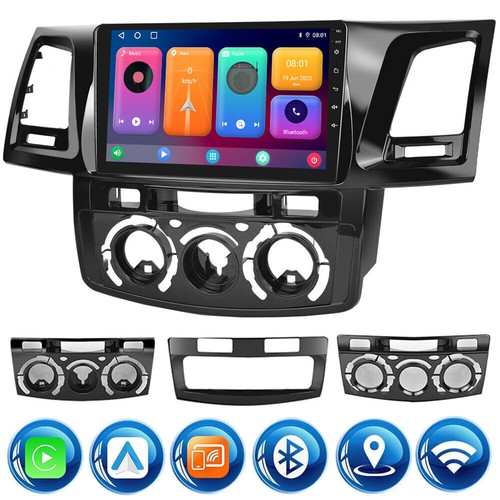 For Toyota Hilux 2005-2015 Android 13 CarPlay Car Stereo GPS 64G Radio Head Unit - Picture 2 of 16