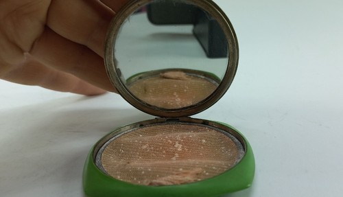 Maquillaje Vintage Compacto Con Espejo Powderpuff Raro URSS Riga Letonia - Imagen 13 de 21
