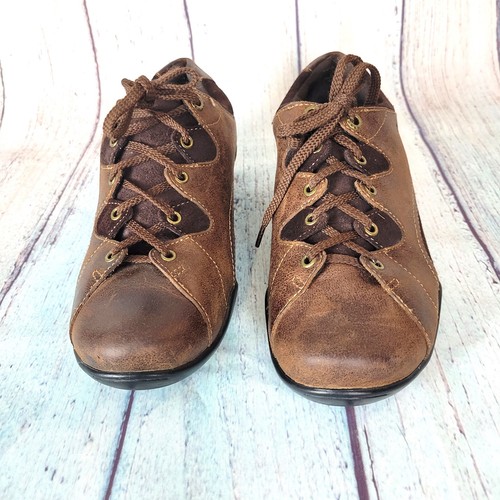TAOS Womens Brown Leather Speed Lacer-D Oxford Fashion Sneakers sz - 7 - Picture 2 of 8