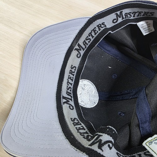 Masters Navy Circle Logo Hat Augusta National Golf Adjustable American Needle - Photo 6/7