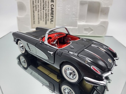DANBURY MINT 1958 CHEVROLET CORVETTE **NO BOX/HAS ISSUES/READ DESCRIPTION - Picture 22 of 24
