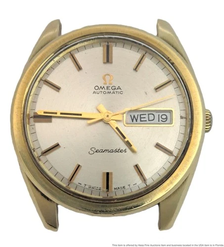 Ticking Automatic Omega Seamaster Day Date for Restoration or Parts