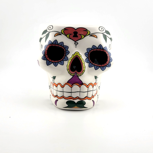 Casa Noble Tequila Day of the Dead Ceramic Sugar Skull Mug Cup