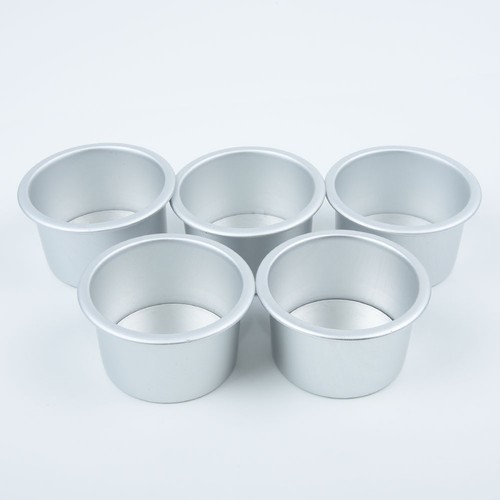 1 5 Stück Set Mini Entfernbarer Boden Backen Backform Mousse Pudding Zinn Form - Bild 16 von 24