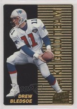 1995 Action Packed Rookies & Stars 24K Gold Team Drew Bledsoe #14 00jz