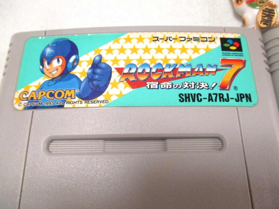 Rockman 7 X 1 2 3 Lot Mega Man 7 X 1 2 3 Nintendo Super Famicom/SFC/SNES Capcom - Image 2 of 4