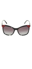 BURBERRY  WOMEN'S BE4263FSUNGLASSES  BLACK TORTOISE  WHITE