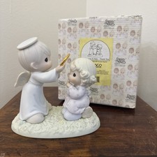 Precious Moments 'You Deserve A Halo - Thank You' 1995 with Box Enesco