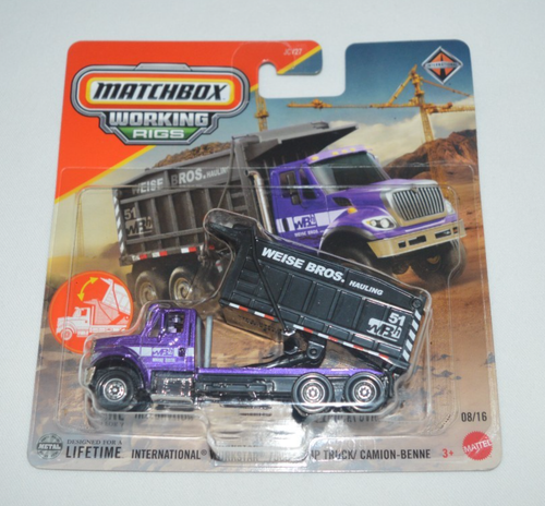 MATCHBOX 2025 WORKING RIGS 08/16 - INTERNATIONAL WORKSTAR 7500 DUMP TRUCK - Picture 2 of 4