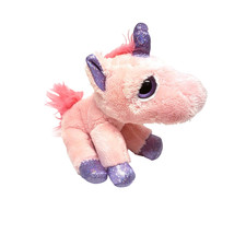 Russ Spirit Unicorn Plush Lil Peepers Pink Purple Sparkle Stuffed Animal