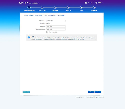 QNAP TS-220 2 Bay NAS w/ 2x 2TB HDDs, No AC Adapter - Picture 2 of 6