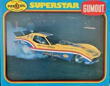 VRHTF NHRA RARE VTG PENNZOIL SUPERSTAR TOM "MONGOOSE" MCEWEN FUNNY CAR HAND OUT
