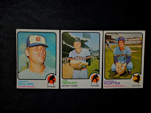 1973 Topps High #531-660 Baseball Lot 40 Lopes Hough McLain Durocher Rau TEAM RC - Picture 11 of 14