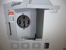 VEVOR RV Power Outlet Box Indoor Outdoor 50Amp 125V/250V Receptacle Panel