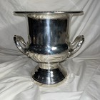 Vintage Leonard Champagne Bucket Silver Plate Vintage Trophy Vase Ice Bucket Urn