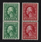CKStamps: US Stamps Collection Scott#441 Paste-Up, 442 Mint NH OG