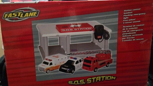 FAST LANE S.O.S STATION Juguete Old Toys R Us - Imagen 5 de 5