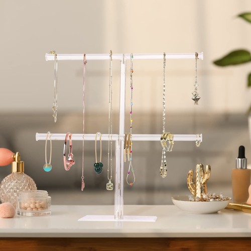 Jewelry Stand Necklace Holder, Acrylic Jewelry Display Holder, Necklace and B... - Picture 4 of 7