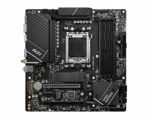 MSI PRO B650M-A WIFI AMD B650 Sockel AM5 micro ATX DDR5 128GB Wi-Fi 6E 2.5GbE