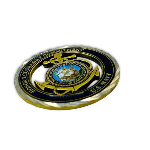 Moneda Desafío Marina de los Estados Unidos. Moneda militar conmemorativa de colección. - Imagen 3 de 5