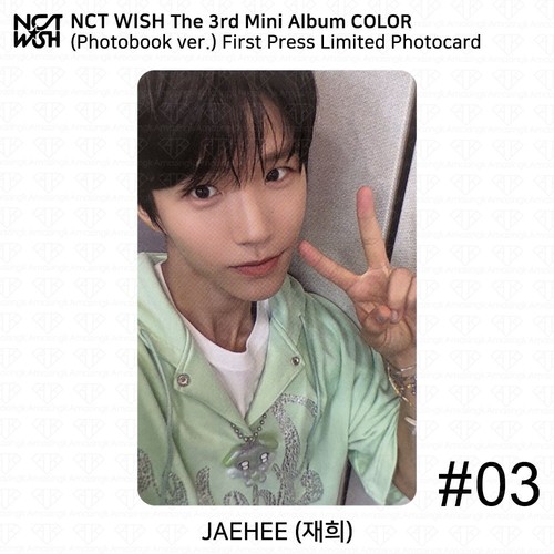 NCT WISH The 3rd Mini Album COLOR First Press Limited Photocard Photobook ver. - Picture 17 of 37
