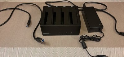 SABRENT 4-Bay USB 3.0 Docking Station for 2.5  & 3.5  SATA HDD & SSD DS-U3B4
