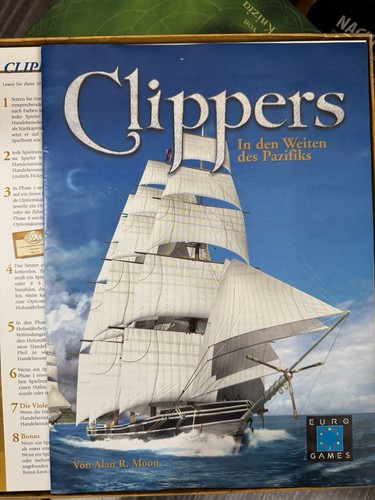 Clippers Euro Games 2002 Brettspiel Strategie Top Zustand Durchgezählt Komplett - Bild 6 von 6