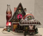 Vintage 2002 Dept 56 Coca Cola Fizz Factory North Pole Series Xmas Village 56754