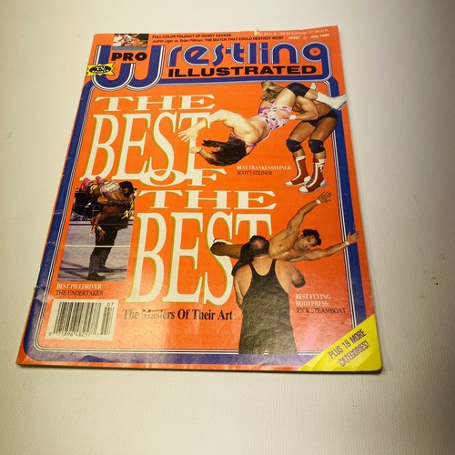 Vtg 90s Pro Wrestling Illustrated Magazine Lot Of 9 W/ Pin UPS Hulk Hogan Ric Fl - Picture 3 of 10
